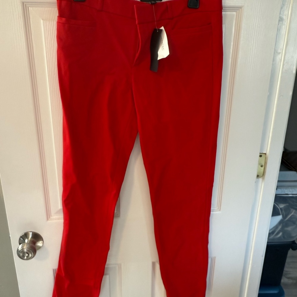 Brand New Banana Republic Sloan Red Dress Pant